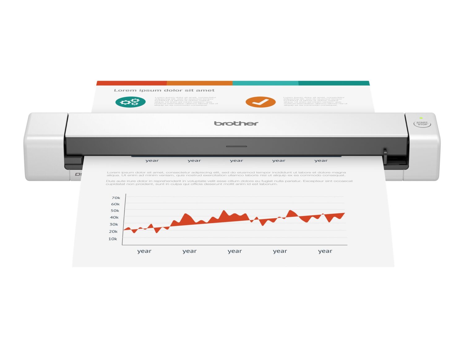 Brother | DS-640 | Sheet-fed | Portable Document Scanner