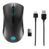 Lenovo | Wireless Gaming Mouse | Legion M600 | Optical Mouse | 2.4 GHz, Bluetooth or Wired by USB 2.0 | Black | 1 year(s)