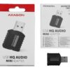 AXAGON | ADA-17 USB - HQ Mini Audio Adapter