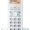 Panasonic | Cordless phone | KX-TG1611FXC | Built-in display | Caller ID | White | Conference call | Wireless connection