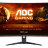 AOC | Curved Gaming Monitor | C32G2ZE | 31.5 " | VA | FHD | 16:9 | 240 Hz | 1 ms | 1920 x 1080 | 300 cd/m² | Headphone out (3.5mm) | HDMI ports quantity 2 | Black | Warranty 36 month(s)