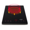 Adler | Hob | AD 6513 | Number of burners/cooking zones 1 | LCD Display | Black | Induction