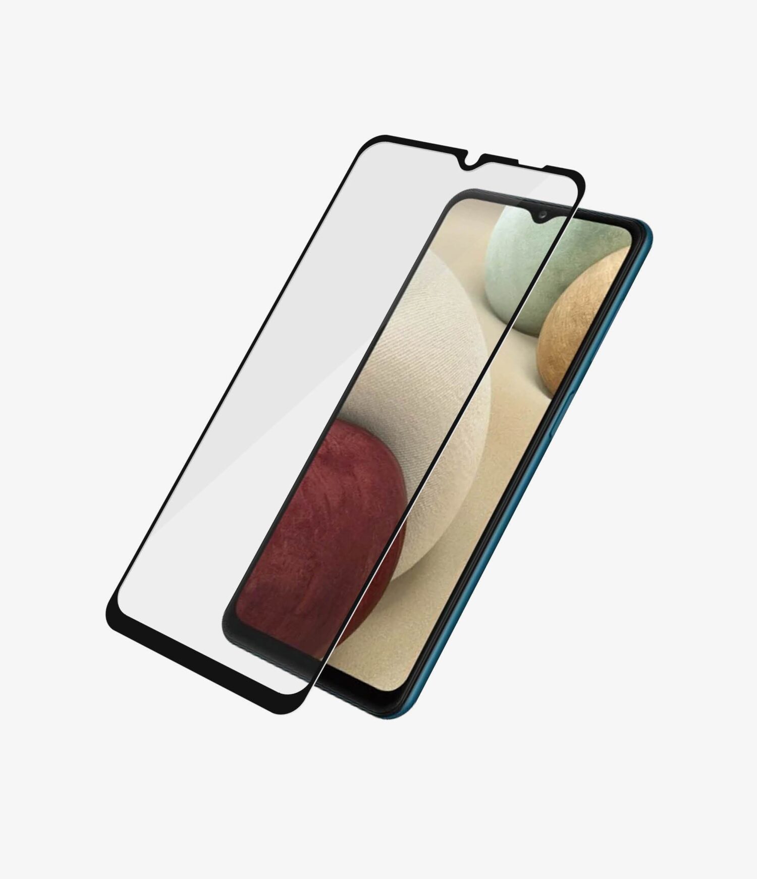 PanzerGlass | Samsung | Galaxy A12 | Tempered glass | Black | Full frame coverage; Rounded edges; Crystal clear; 100% touch preservation | Case Friendly