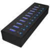 Raidsonic | 10 port USB 3.0 Hub | Icy Box IB-AC6110
