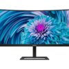 Philips | UltraWide LCD Monitor | 346E2CUAE | 34  " | VA | WQHD | 21:9 | 100 Hz | 4 ms | 3440 x 1440 | 300 cd/m² | HDMI ports quantity 1 | Black | Warranty 36 month(s)