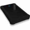 Raidsonic | ICY BOX | IB-233U3-B External enclosure for 2.5" SATA HDD/SSD with USB 3.0 interface and silicone protection sleeve | SATA I, II, III | USB 3.0 | 2.5"