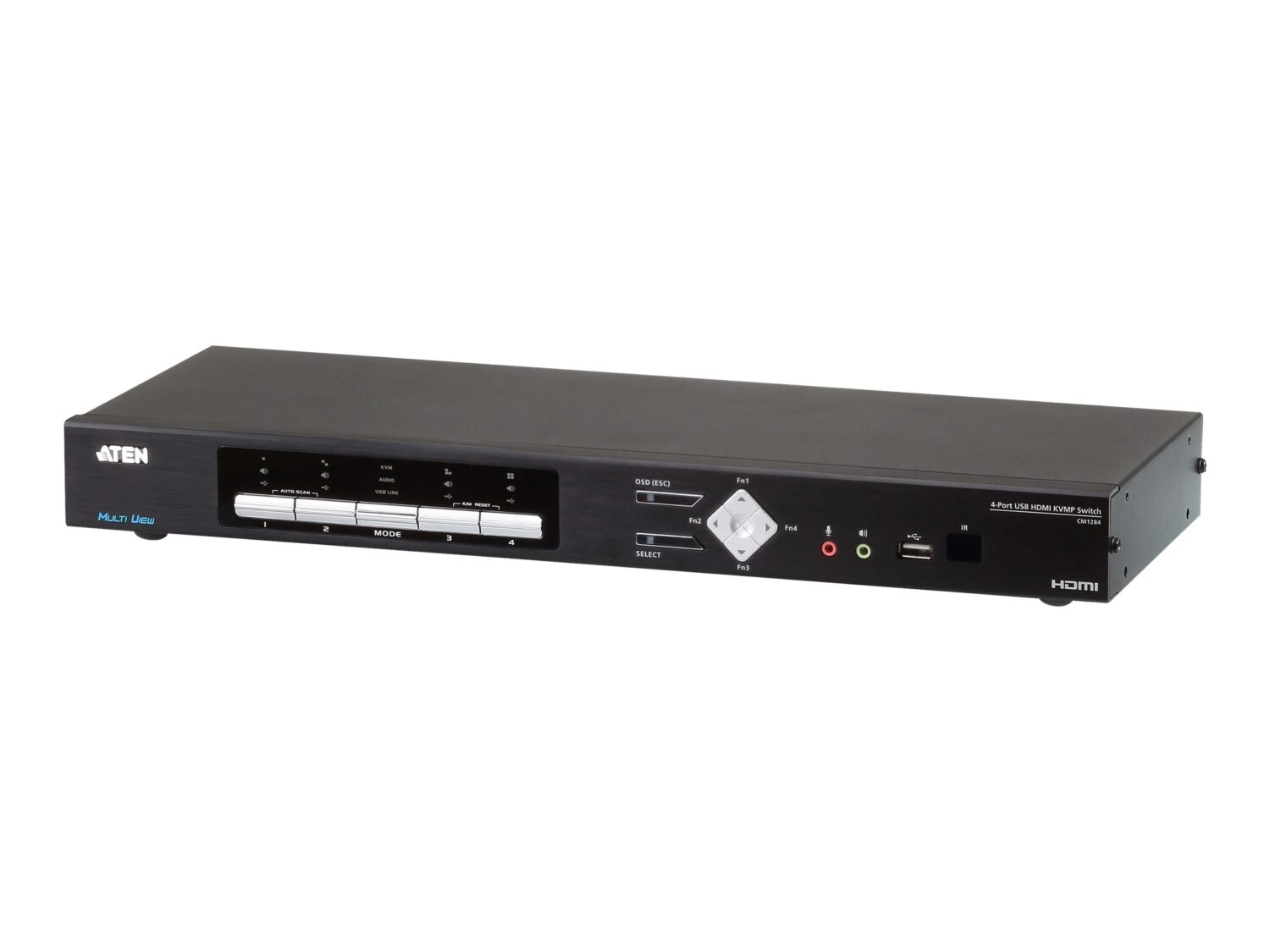 Aten | 4-Port USB 4K HDMI Multi-View KVMP Switch | CM1284 | USB | USB