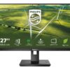 Philips | 272B1G/00 | 27 " | IPS | 16:9 | 75 Hz | 4 ms | 1920 x 1080 pixels | 250 cd/m² | HDMI ports quantity 1 | Black