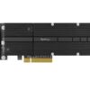Synology | M2D20 | Dual-slot M.2 NCMe PCIe SSD adapter card for cashe acceleration GT/s | PCIe 3.0 x8
