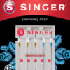 Singer | Embroidery Needle ASST 5PK