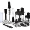 TEFAL | Blender | Infinity Force Pro 5in1 HB95LD38 | Hand Blender | 1200 W | Number of speeds Variable | Black/Stainless steel