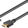 Goobay | DVI-D/HDMI cable, gold-plated | 51580 | DVI-D male Single-Link (18+1 pin) | HDMI male (type A) | HDMI to DVI-D | 2 m