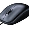 Logitech | M90 | Mouse | Wired | USB Type-A | Black