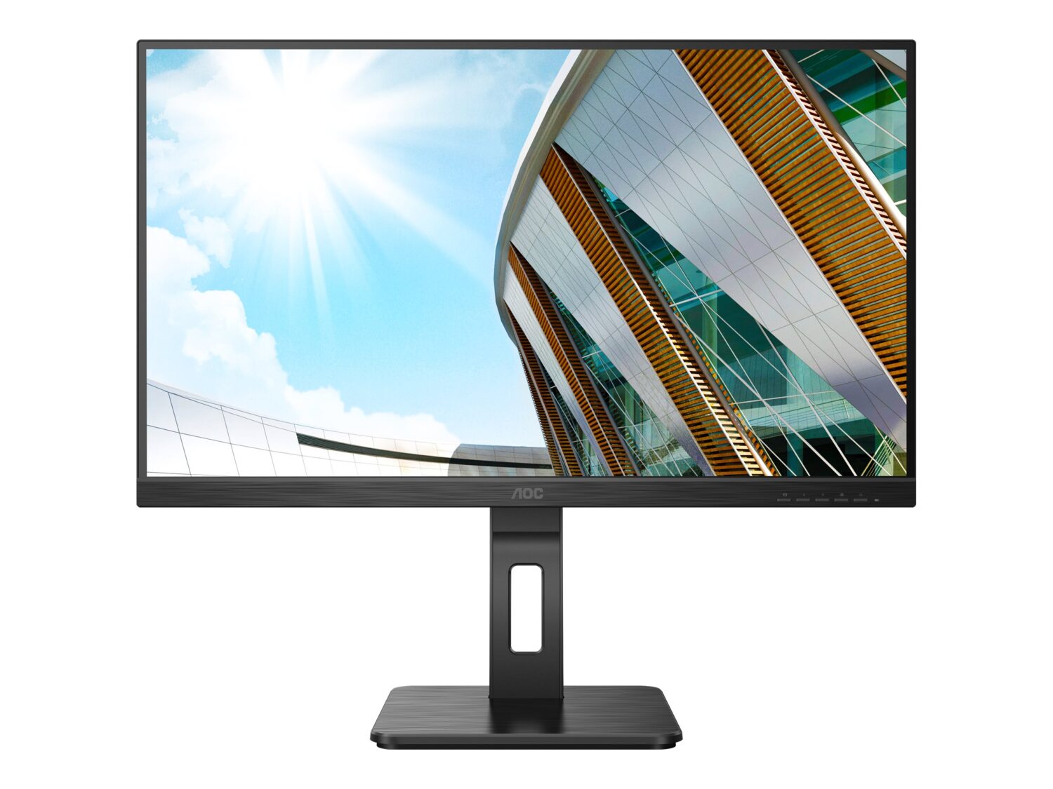 AOC | LED Monitor | Q27P2Q | 27 " | IPS | QHD | 16:9 | 75 Hz | 4 ms | 2560 x 1440 | 300 cd/m² | Headphone out (3.5mm) | HDMI ports quantity 1 | Black | Warranty 36 month(s)