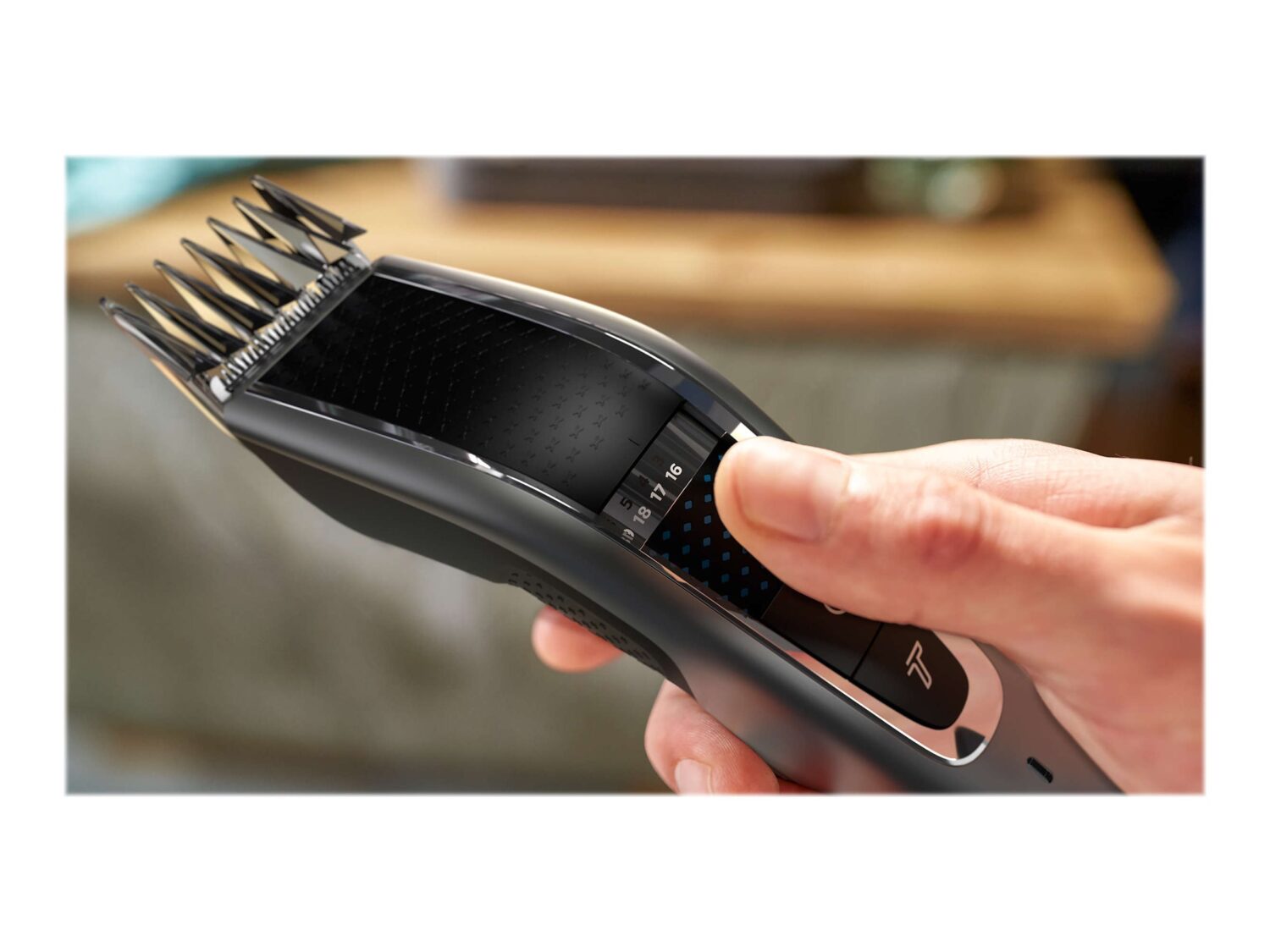 Philips | Hair clipper | HC5650/15 | Cordless or corded | Number of length steps 28 | Grey - Image 14