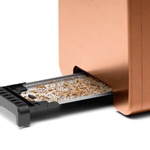 Bosch | DesignLine Toaster | TAT4P429 | Power 970 W | Number of slots 2 | Housing material Stainless Steel | Copper/Black