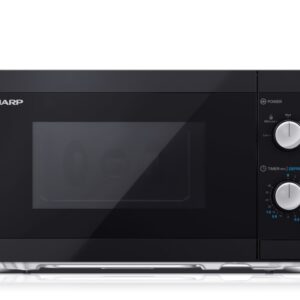 Sharp | Microwave Oven | YC-MS01E-B | Free standing | 20 L | 800 W | Black