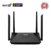 Wireless AX1800 Dual Band Gigabit Router | RT-AX53U | 1201+600 Mbit/s | Ethernet LAN (RJ-45) ports 4 | Mesh Support No | MU-MiMO Yes | No mobile broadband | Antenna type  External antenna x 4 | 36 month(s)