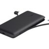 Belkin | BOOST CHARGE Plus Power Bank | 10000 mAh | Integrated LTG and USB-C cables | Black