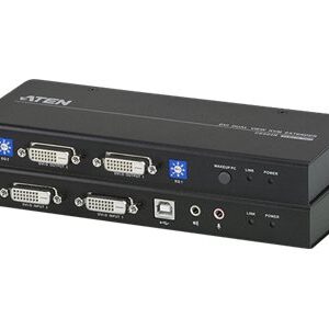 Aten | USB DVI Dual View Cat 5 KVM Extender | CE604
