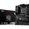 MSI | B550-A PRO | Processor family AMD | Processor socket AM4 | DDR4 DIMM | Memory slots 4 | Supported hard disk drive interfaces SATA, M.2 | Number of SATA connectors 6 | Chipset AMD B550 | ATX