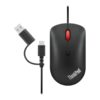 Lenovo | ThinkPad USB-C Wired Compact Mouse | USB-C | Raven black