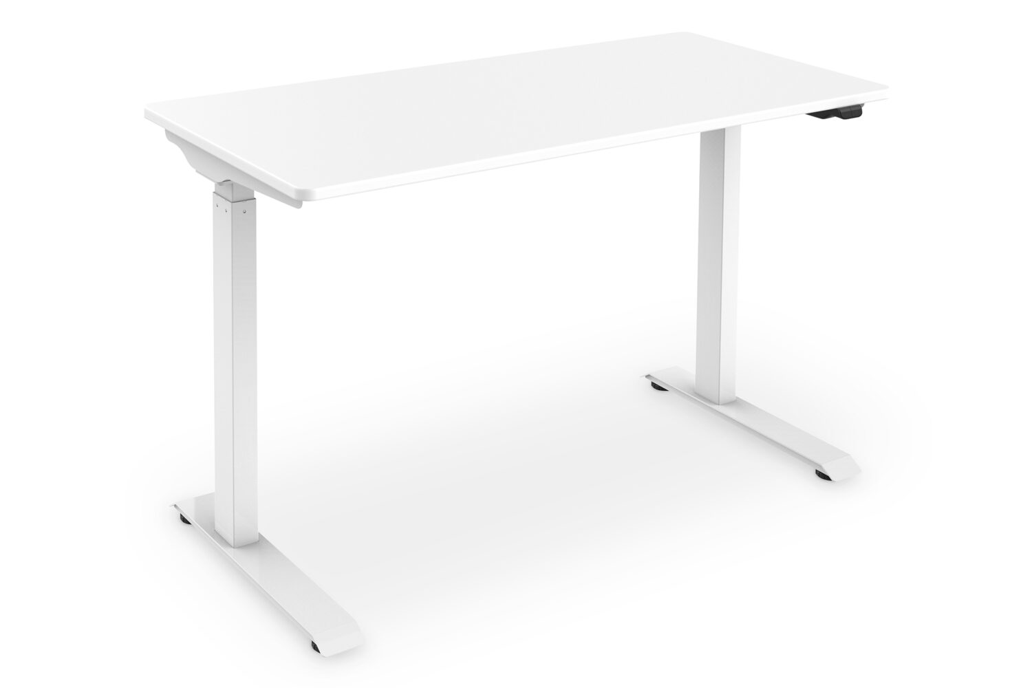 Electric Height Adjustable Desk | 73 - 123 cm | Maximum load weight 50 kg | Metal | White