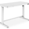 Electric Height Adjustable Desk | 72 - 121 cm | Maximum load weight 50 kg | Metal | White