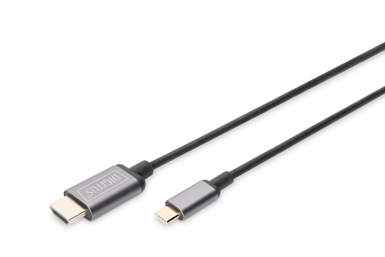 Digitus | USB Type-C to HDMI Adapter | DA-70821 | Black | USB Type-C | 1.8 m