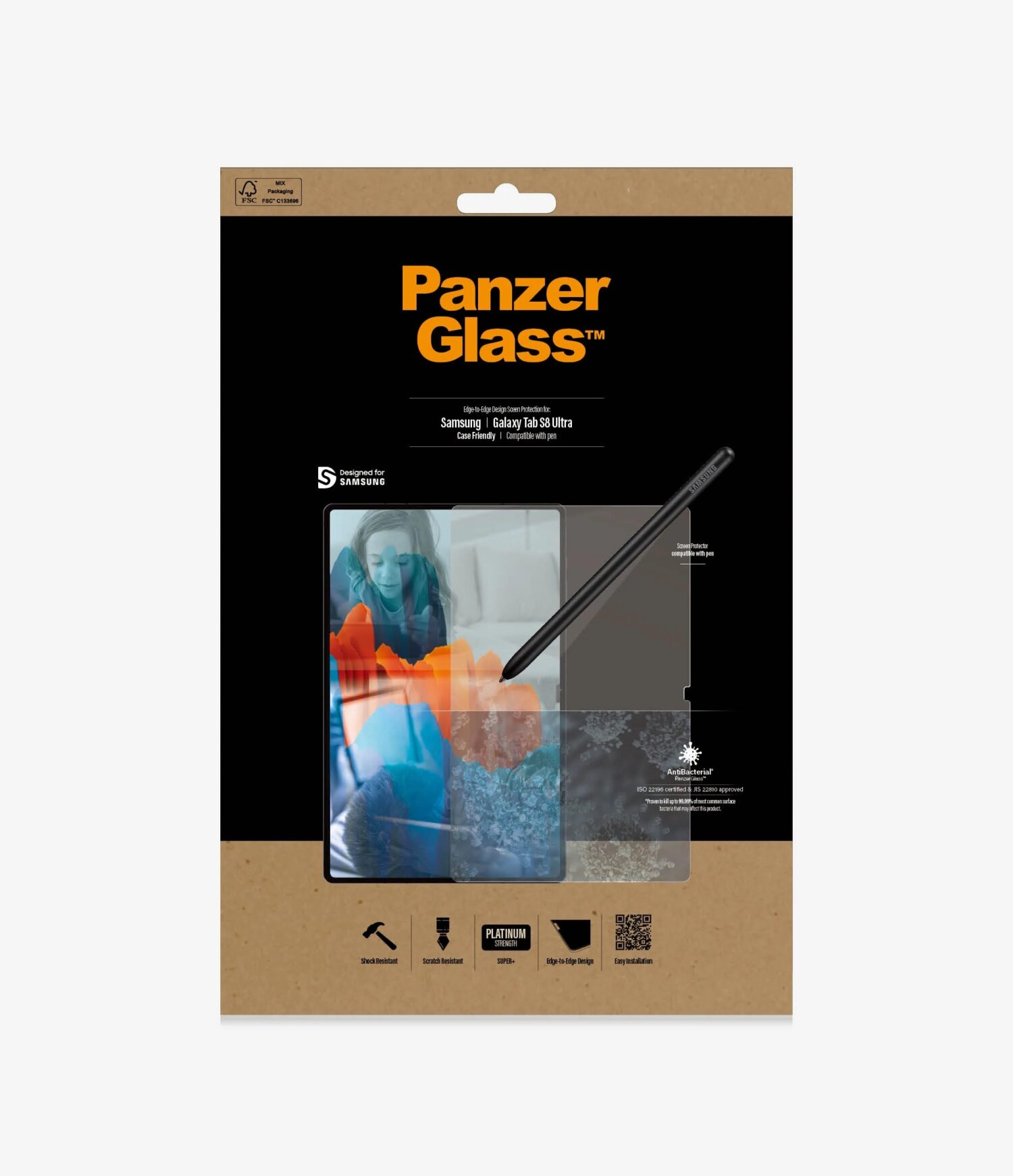 PanzerGlass | Ultra Case | Galaxy Tab S8 | Black