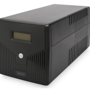 Digitus | Line-Interactive UPS | Line-Interactive UPS DN-170076, 2000VA/1200W 12V/9Ah x2 battery, 4x CEE 7/7, USB, RS232, RJ45,LCD, Simulated sine wave, 198 x 158 x 380 mm, Weight: 10.5 kg | 2000 VA | 1200 W
