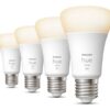 Hue W 9W A60 E27, 4pcs pack | E27 | 9 W | Warm White 2700K | Bluetooth and Zigbee