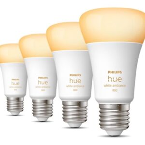 Hue WA 6W A60 E27, 4pcs pack | E27 | 6 W | Warm White 2200-6500K | Bluetooth and Zigbee