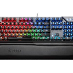 MSI | VIGOR GK71 SONIC RED US | Gaming keyboard | Wired | RGB LED light | US | Black