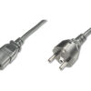 Digitus | Power Cord Cable | Power Cord, Schuko (CEE 7/7) - C13 M/F, H05VVF3G 0.75qmm | Black