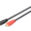 Digitus | High Speed HDMI Cable with Signal Amplifier | DB-330118-100-S | HDMI Male (type A) | HDMI Male (type A) | HDMI to HDMI | 10 m