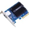 Synology | E10G18-T1 Single Port 10Gb RJ45 PCIe Network Interface Card | PCIe 3.0 x4