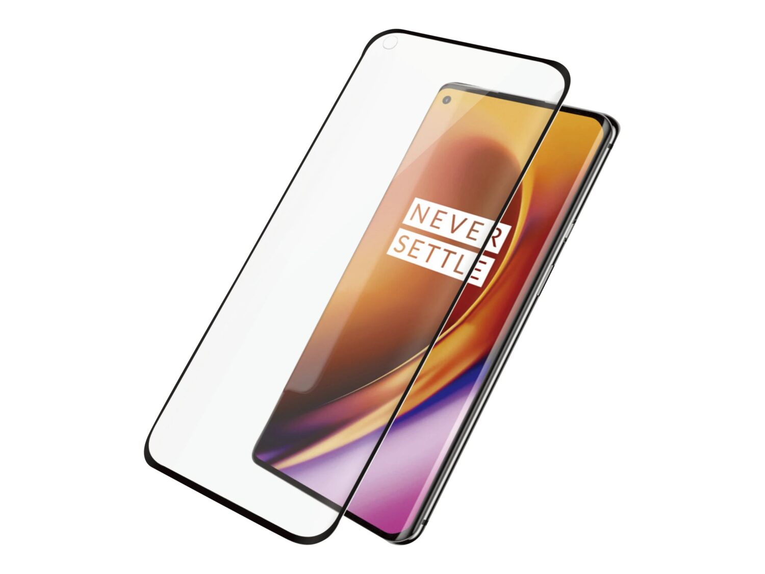 PanzerGlass | Screen protector | OnePlus | 8 Pro | Glass | Black | Full frame coverage; Rounded edges; Crystal clear; 100% touch preservation | Case friendly