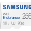 Samsung | PRO Endurance | MB-MJ256KA/EU | 256 GB | MicroSD Memory Card | Flash memory class U3, V30, Class 10 | SD adapter