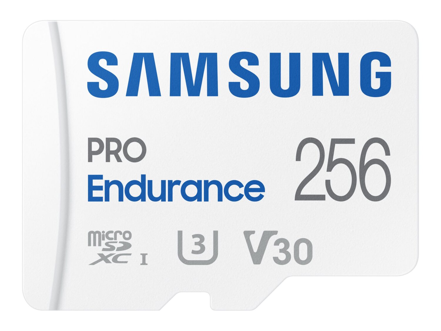 Samsung | PRO Endurance | MB-MJ256KA/EU | 256 GB | MicroSD Memory Card | Flash memory class U3, V30, Class 10 | SD adapter