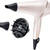 Remington | Hair dryer | ProLuxe AC9140 | 2400 W | Number of temperature settings 3 | Ionic function | Diffuser nozzle | White/Gold/Black