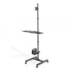 Digitus | Mobile workstation with individual height adjustment | DA-90374 | Monitor Mount, PC Holder | 17-32 " | Black
