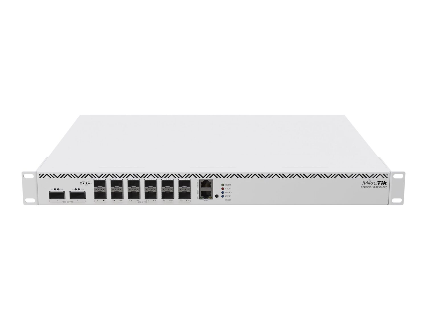 Ethernet Router | CCR2216-1G-12XS-2XQ | 10/100/1000 Mbit/s | Mesh Support No | MU-MiMO No | No mobile broadband