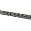 Aluminum outlet strip with pre-fuse | DN-95410 | Sockets quantity 8