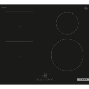 Bosch | Hob | PWP611BB5E | Induction | Number of burners/cooking zones 4 | Touch | Timer | Black