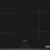 Bosch | Hob | PUE63KBB6E | Induction | Number of burners/cooking zones 4 | Touch | Timer | Black