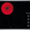 Bosch | Hob | PKE645CA2E | Vitroceramic | Number of burners/cooking zones 4 | Rotary knobs | Black