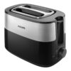 Philips | Toaster | HD2516/90 Daily Collection | Power 830 W | Number of slots 2 | Housing material Plastic | Black