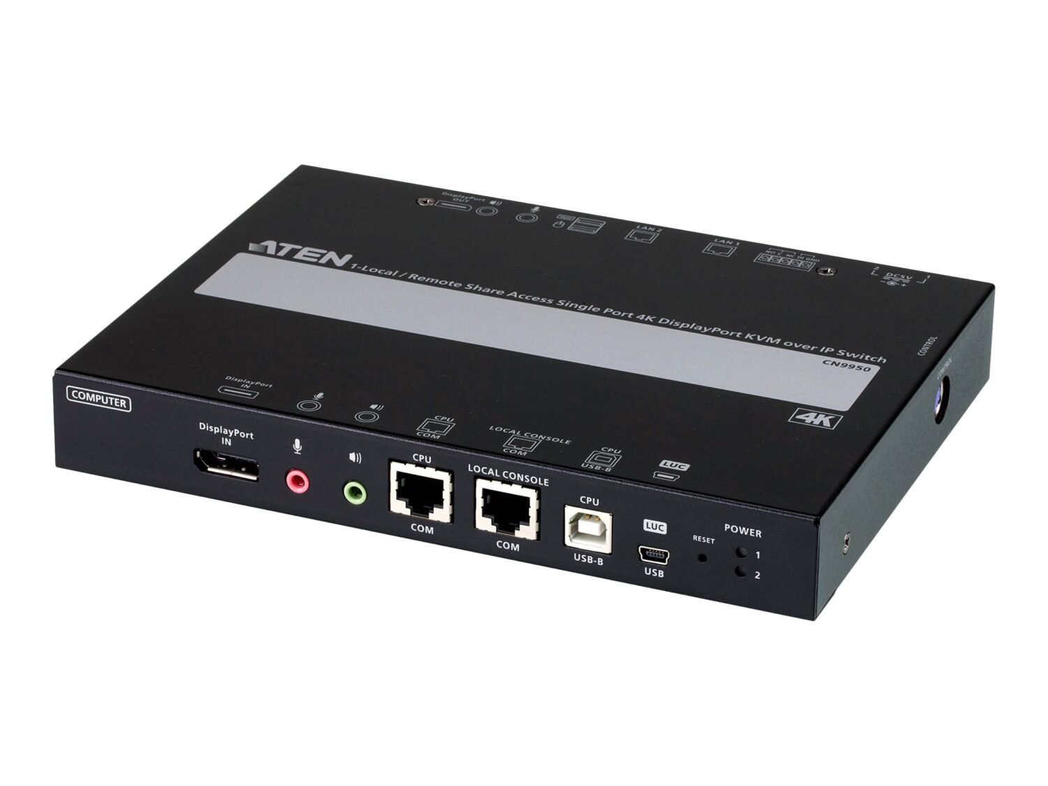 ATEN CN9950 1-Local/Remote Share Access Single Port 4K DisplayPort KVM over IP Switch | Aten | 1-Local/Remote Share Access Single Port 4K DisplayPort KVM over IP Switch | CN9950 | Warranty 24 month(s)