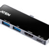 Aten | USB-C Travel Dock with Power Pass-Through | UH3238-AT | Dock